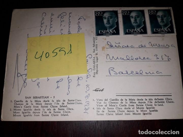 Postales: N&ordm; 40591 POSTAL SAN SEBASTIAN - Foto 2