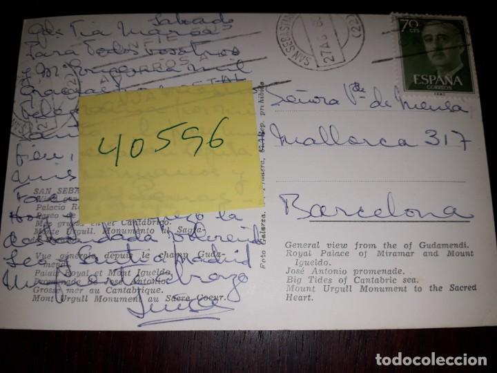 Postales: N&ordm; 40596 POSTAL SAN SEBASTIAN - Foto 2