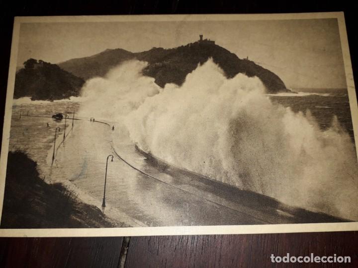 Cartes Postales: N&ordm; 40607 POSTAL SAN SEBASTIAN GRANDES MAREAS DEL CANTABRICO