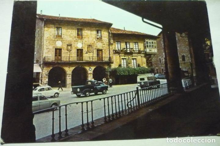 Cartes Postales: postal elorrio .-pl.espa&ntilde;a y ayuntamiento coches circulada