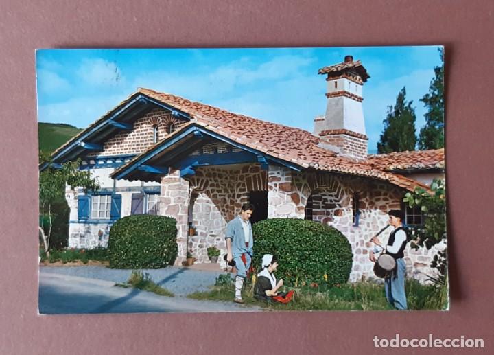 Cartoline: POSTAL 162 FOTO GAR. PAREJA T&Iacute;PICA Y CH&Iacute;STURI. GUIPUZCOA. 1966. CIRCULADA.