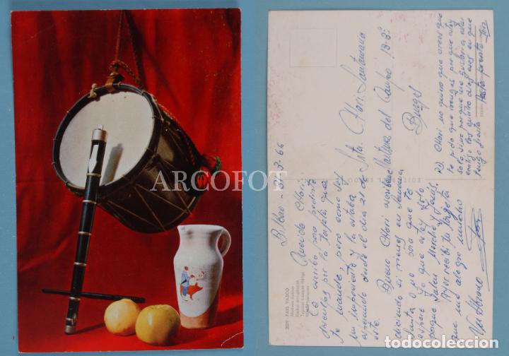 Cartoline: Antigua POSTAL - 2019 - PA&Iacute;S VASCO - MOTIVOS T&Iacute;PICOS - 1966