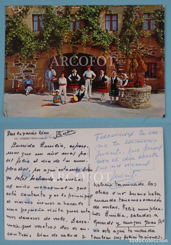 Cartoline: Antigua TARJETA POSTAL - 120 - CASER&Iacute;O T&Iacute;PICO VASCO