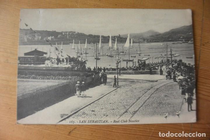 Cartoline: TARJETA POSTAL SAN SEBASTIAN REAL CLUB NAUTICO NO CIRCULADA