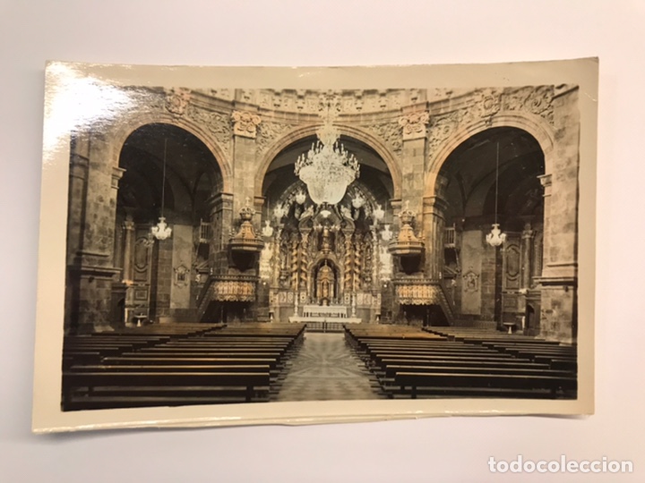 Postcards: SANTUARIO DE LOYOLA (Guip&uacute;zcoa) Postal Coloreada, No 29 Interior de la Bas&iacute;lica. Ed. Arribas