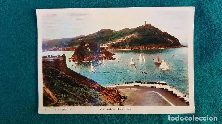 Postcards: POSTAL VISTA DESDE EL MONTE URGULL - SAN SEBASTIAN (FOTO GALARZA)