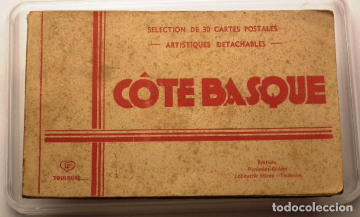 Postales: SELECCI&Oacute;N DE 30 POSTALES ART&Iacute;STICAS DE LA COSTA VASCA. EDICIONES PIRINEOS