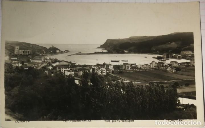 Postais: Pa&iacute;s Vasco. Guipuzcoa. Zumaya. Vista panor&aacute;mica. Edit. Foto-Gar. Circulada. Muy bien.