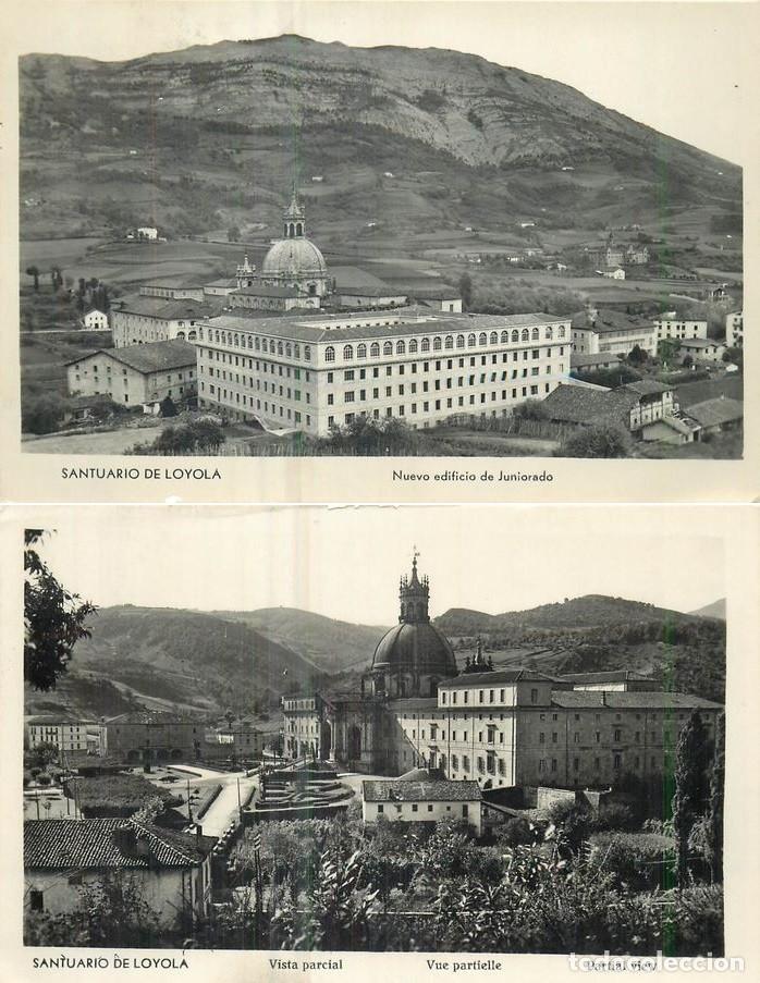 Postcards: Pa&iacute;s Vasco. Guip&uacute;zcoa. Santuario de Loyola (2 Unid.) Edit. Manipel. Circuladas. Muy bien.