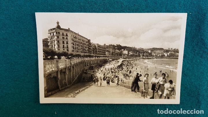 Postais: POSTAL DE SAN SEBASTIAN - HOTELES Y BAJADA A LA PLAYA