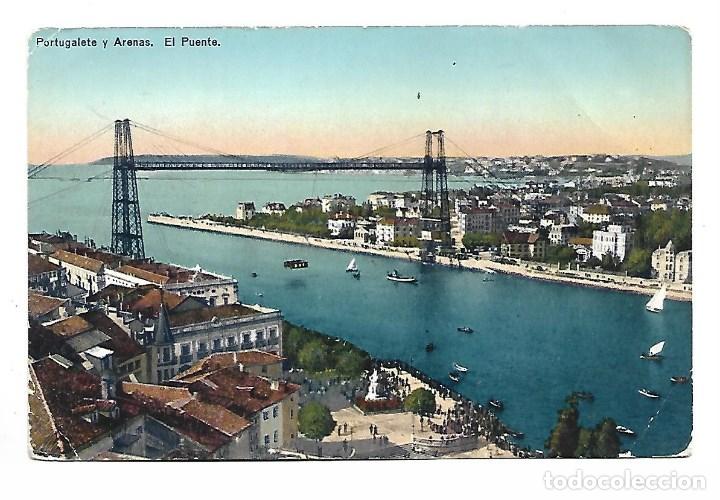 Postais: PORTUGALETE -POSTAL ANTIGUA - PORTUGALETE Y ARENAS EL PUENTE-EDT- L.G.BILBAO - SIN CIRCULAR