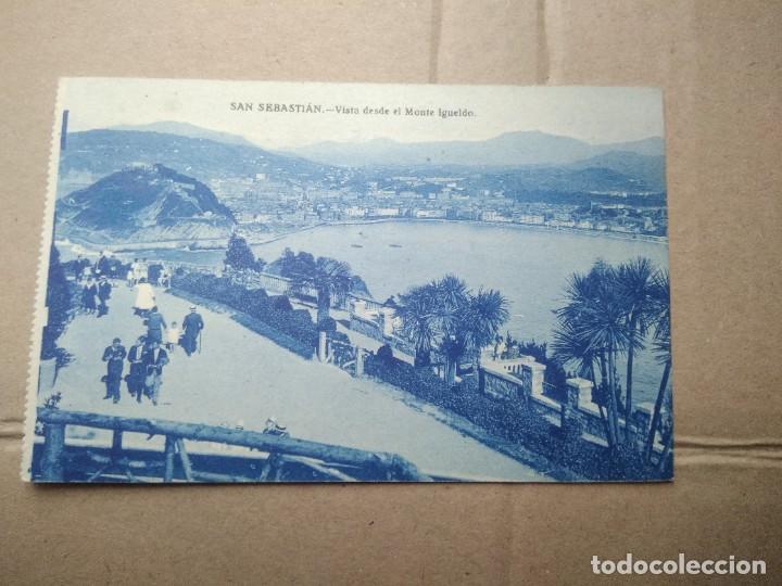 Postais: Antigua postal san sebastian ,vista desde el monte igueldo
