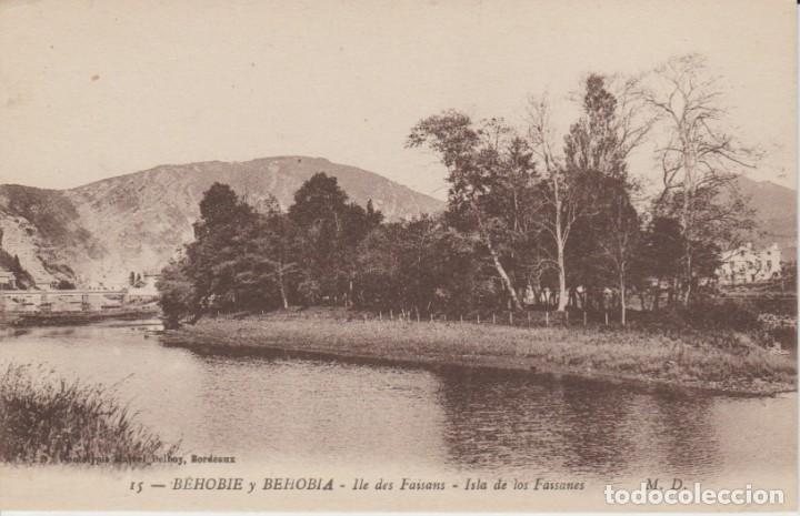 Postales: (15) BEHOBIA. ISLA DE LOS FAISANES ... SIN CIRCULAR - Foto 1