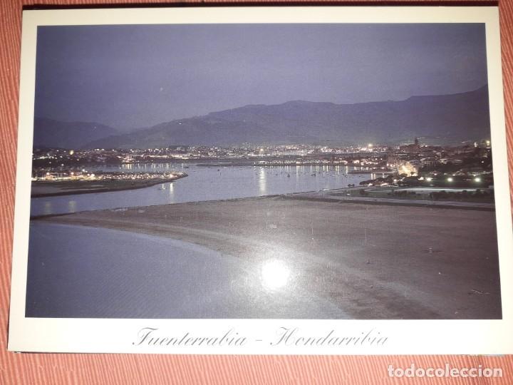 Postais: N&ordm; 4663 POSTAL FUENTERRABIA GUIPUZCOA VISTA NOCTURNA