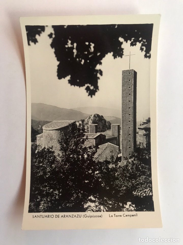 Postais: SANTUARIO DE AR&Aacute;NZAZU (Guip&uacute;zcoa) Postal La Torre Campanil., Edic., Manipel (h.1960?) S/C