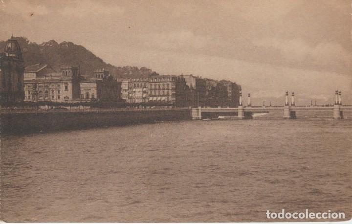 Postais: SAN SEBASTIAN. PASEO Y PUENTE NUEVO DE LA ZURRIOLA