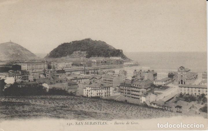 Postais: SAN SEBASTIAN. BARRIO DE GROS - SIN CIRCULAR - ED. GALARZA 141