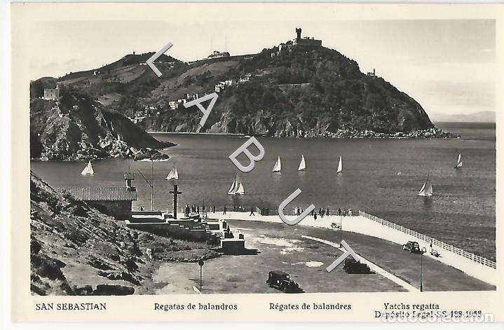 Postcards: SAN SEBASTIAN REGATAS DE BALANDROS MANIPEL POSTAL C42