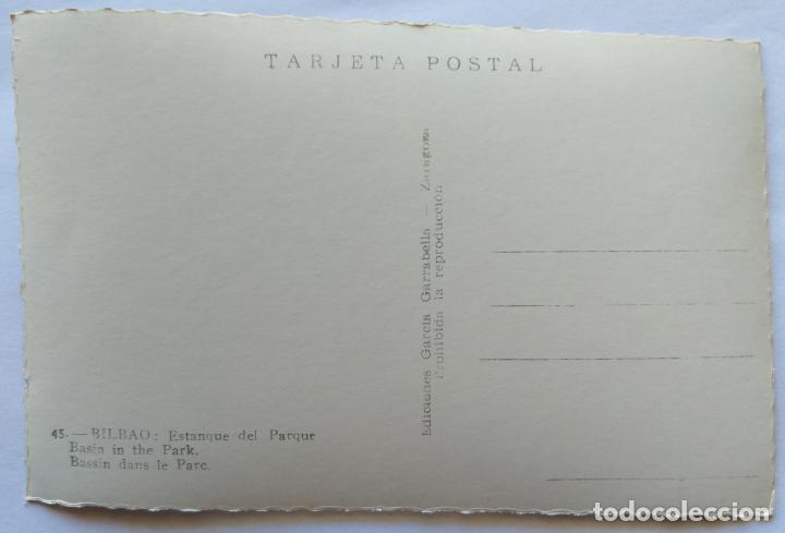 Postales: BILBAO ESTANQUE DEL PARQUE - Foto 2