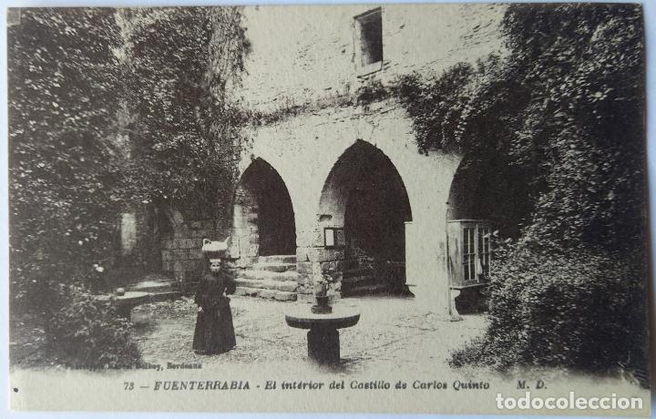 Postcards: FUENTERRABIA INTERIOR CASTILLO CARLOS V