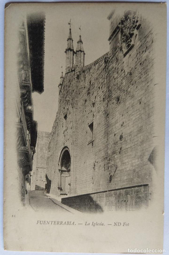 Postcards: FUENTERRABIA LA IGLESIA ND FOT DORSO SIN DIVIDIR