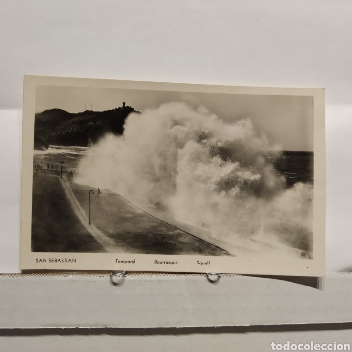 Postales: SAN SEBASTIAN, Temporal, Manipel - Foto 1