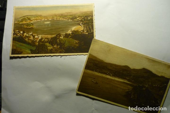 Postkarten: lote postales s-sebastian- escrita y circulada- cm