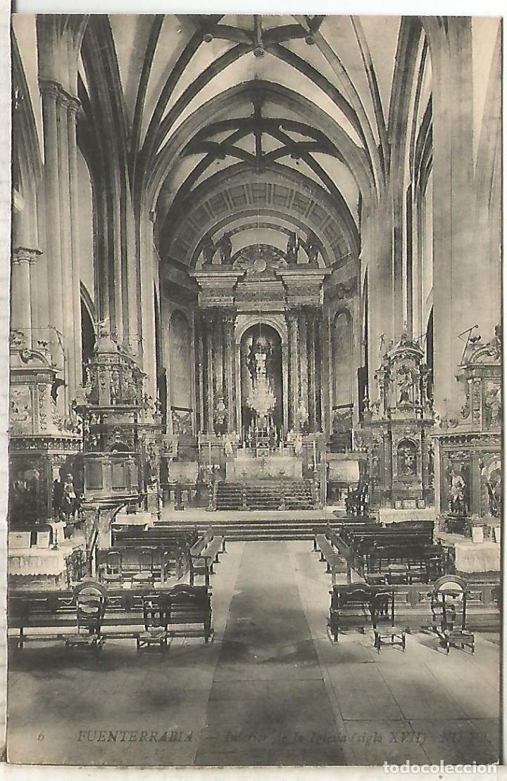 Postcards: GUIPUZCOA FUENTERRABIA IGLESIA SIN ESCRIBIR
