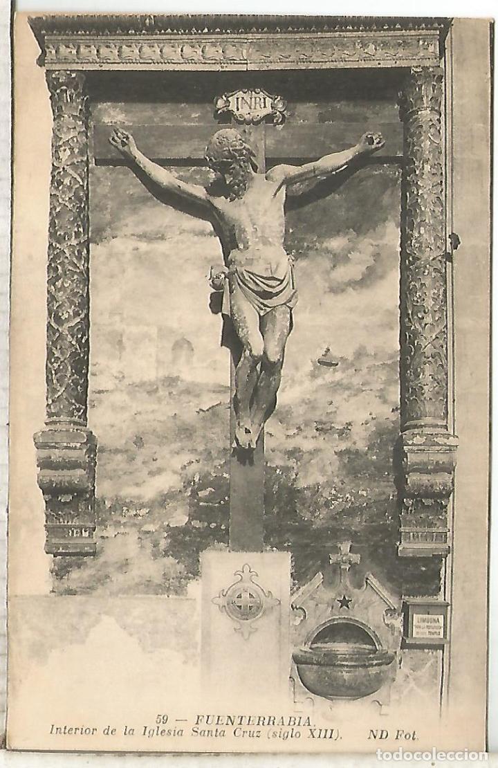 Postcards: GUIPUZCOA FUENTERRABIA IGLESIA SIN ESCRIBIR