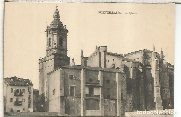 Postcards: GUIPUZCOA FUENTERRABIA IGLESIA SIN ESCRIBIR