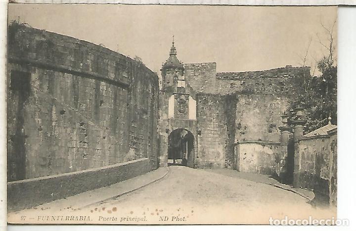 Postcards: GUIPUZCOA FUENTERRABIA PUERTA PRINCIPAL SIN ESCRIBIR