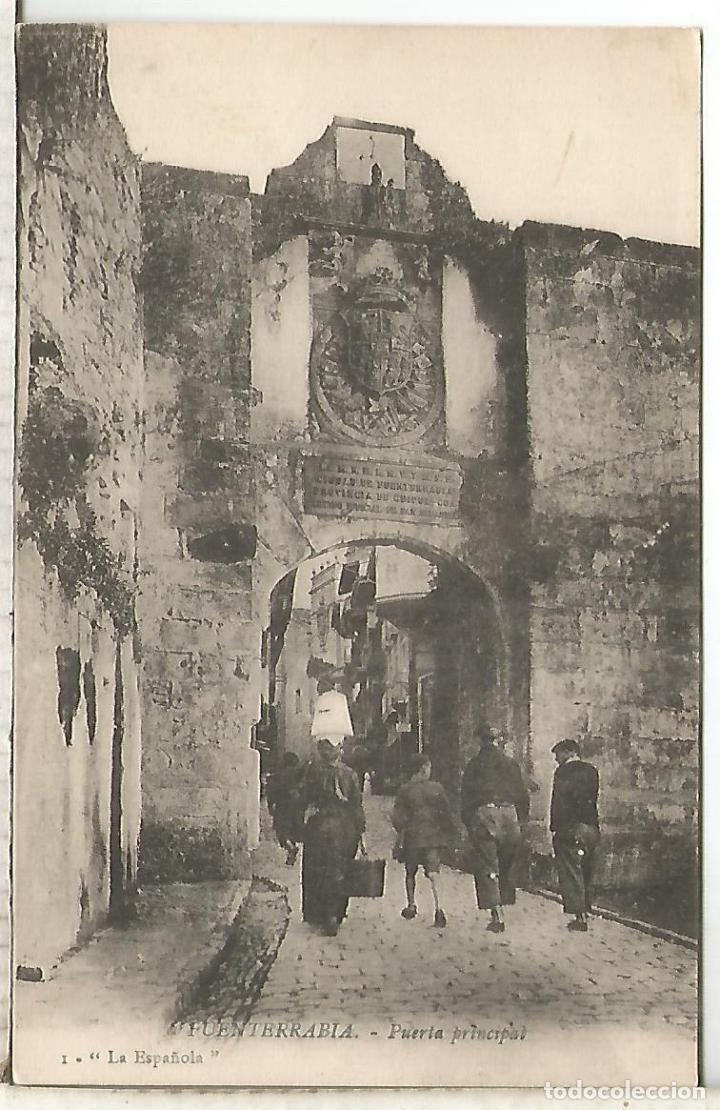 Postcards: GUIPUZCOA FUENTERRABIA PUERTA PRINCIPAL SIN ESCRIBIR