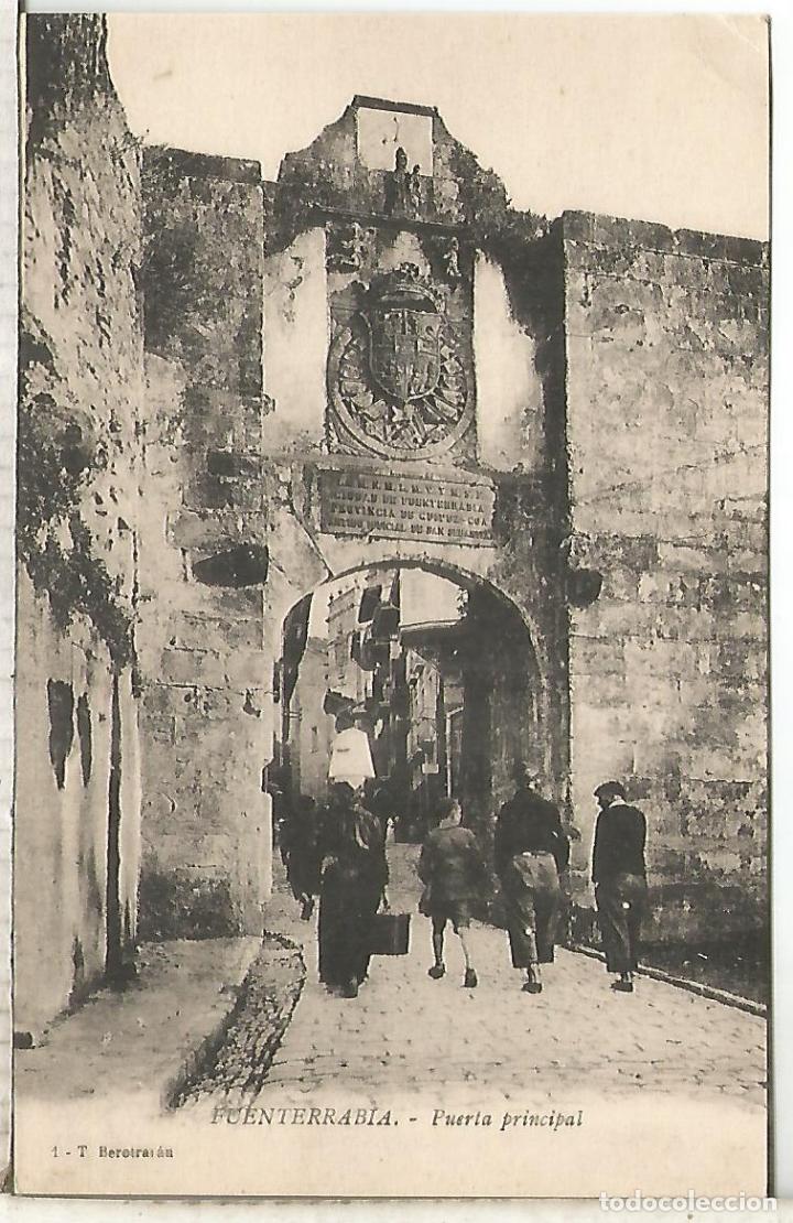 Postcards: GUIPUZCOA FUENTERRABIA PUERTA PRINCIPAL SIN ESCRIBIR