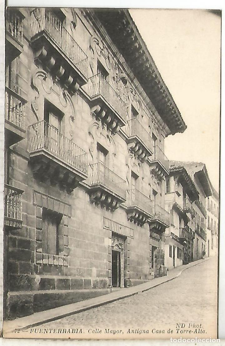 Postcards: GUIPUZCOA FUENTERRABIA CALLE MAYOR SIN ESCRIBIR