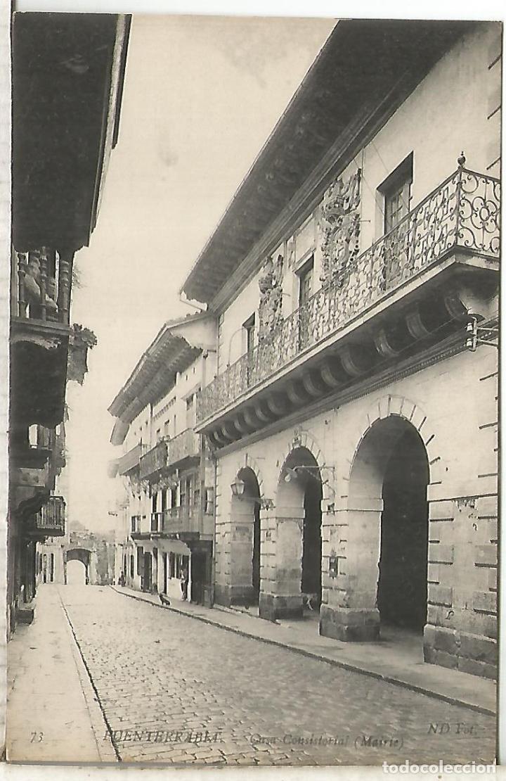 Postcards: GUIPUZCOA FUENTERRABIA AYUNTAMIENTO SIN ESCRIBIR