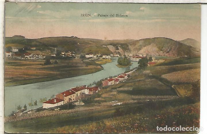 Postcards: GUIPUZCOA IRUN BIDASOA ESCRITA