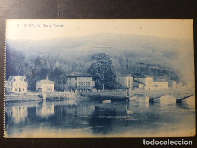 Postales: DEVA GUIPUZCOA LA RIA Y EL PUENTE - Foto 1