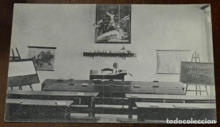Postcards: ORDU&Ntilde;A (GUIPUZCOA) COLEGIO DE LA COMPA&Ntilde;IA DE MARIA, ENSE&Ntilde;ANZA, 9. CLASE DE ESTUDIO, SIN CIRCULAR
