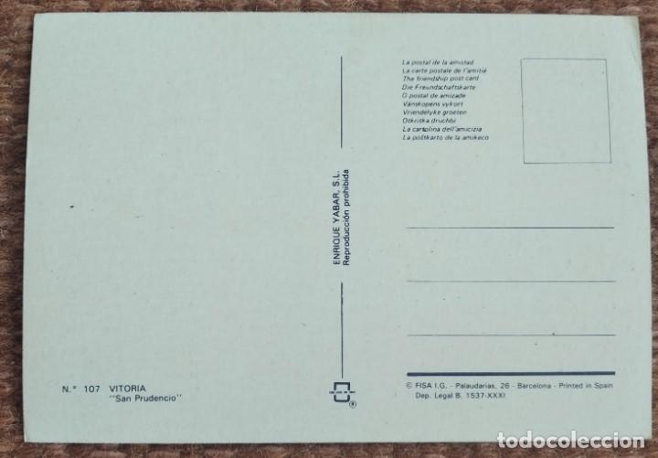 Postales: VITORIA - ALAVA -SAN PRUDENCIO - Foto 2