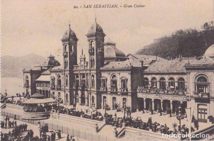 Postcards: SAN SEBASTIAN, GRAN CASINO - ED.G.G. GALARZA N&ordm;20 CLICH&Eacute; GONZALEZ &ndash; S/C