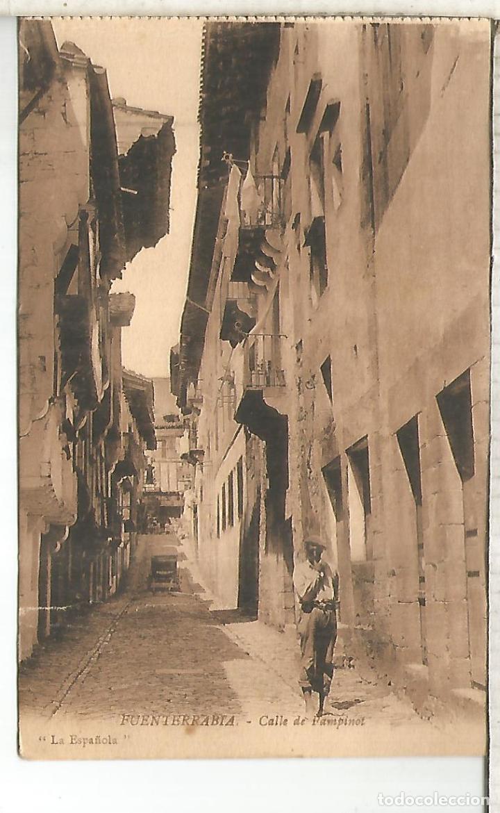 Postcards: GUIPUZCOA FUENTERRABIA CALLE PAMPINOT SIN ESCRIBIR