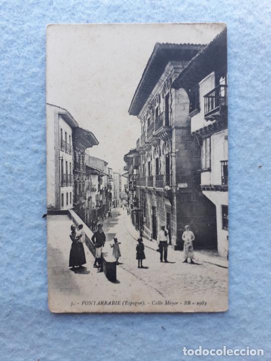 Postales: Fuenterrabia. Calle Mayor. - Foto 1