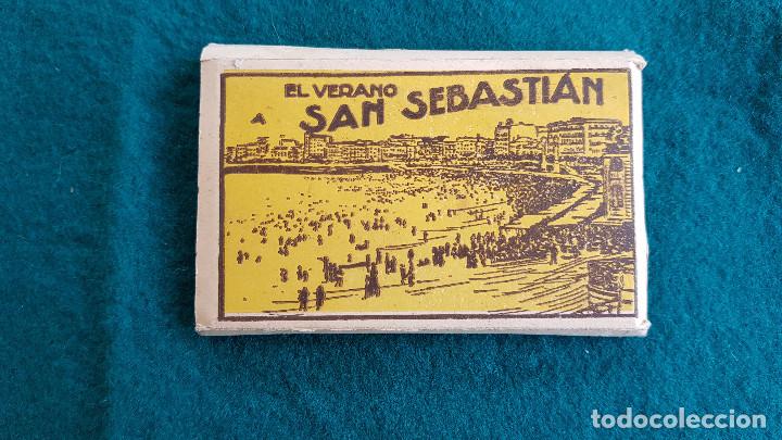 Postales: TIRA-SERIE-ACORDEON 10 POSTALES DE SAN SEBASTIAN (PAIS VASCO) POSTAL - RW