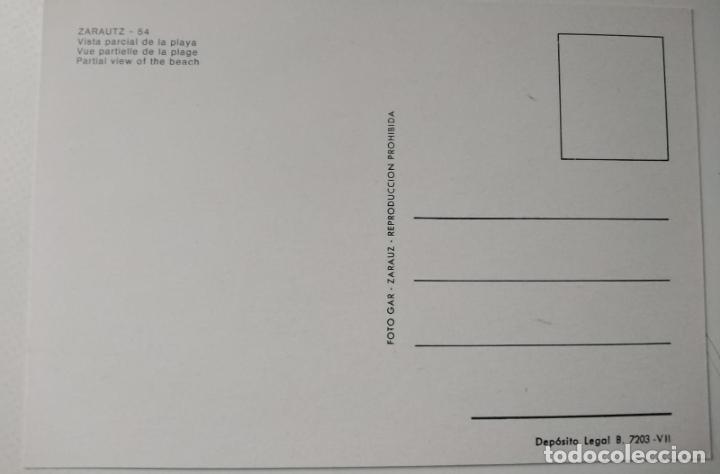 Postales: Zarautz (Gipuzkoa). Postal sin circular - Foto 2