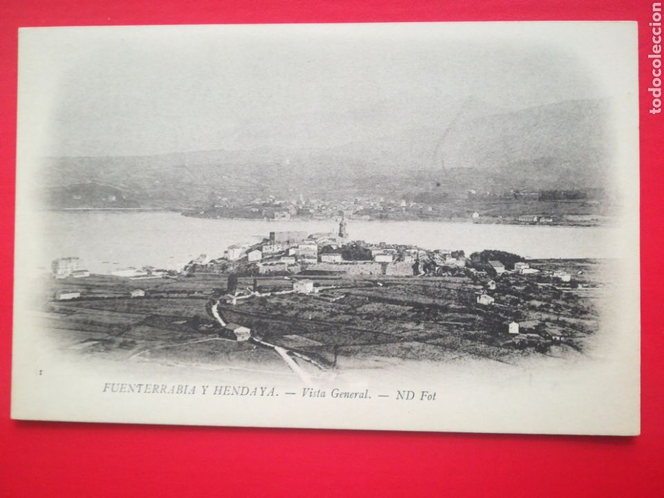 Postales: FUENTERRABIA Y HENDAYA. Circa 1905. - Foto 1