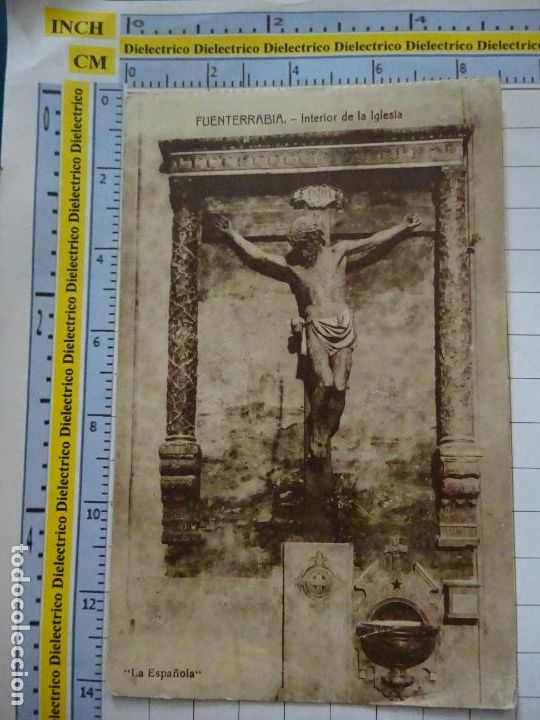 Postkarten: POSTAL DE GUIP&Uacute;ZCOA, FUENTERRABIA. A&Ntilde;OS 10 30. INTERIOR DE LA IGLESIA. LA ESPA&Ntilde;OLA. 528