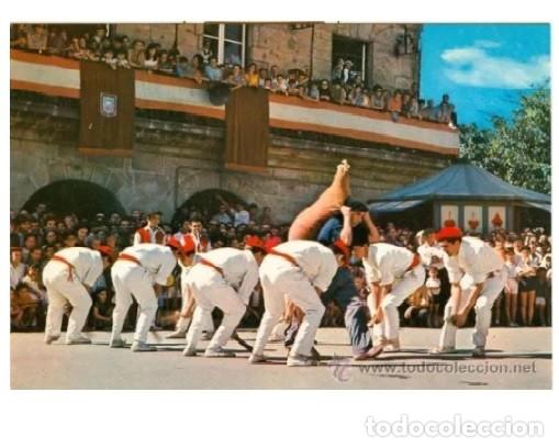 Postales: FOLKLORE VASCO - SAGI-DANTZA - Foto 1