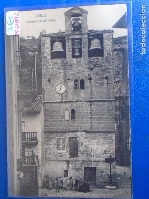 Postcards: (PS-64992)POSTAL DE ZARAUZ-PARROQUIA DE SANTA MARIA