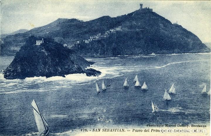 Postkarten: N&ordm; 178-SAN SEBASTI&Aacute;N. Paseo del Pr&iacute;ncipe de Asturias. Sin circular. ED. PHOTOTYPIE MARCEL DELBOY