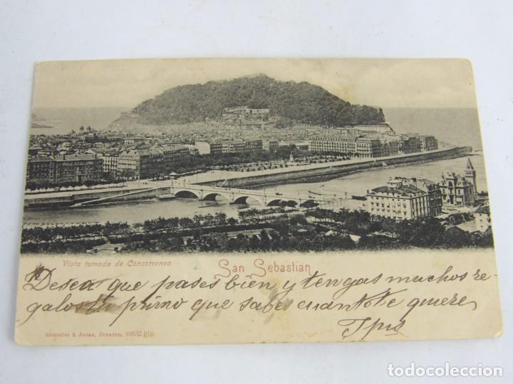 Postcards: POSTAL DE SAN SEBASTIAN, VISTA TOMADA DE CONCORRONEA, ED. ROMMLER & JONAS, NO CIRCULADA. ESCRITA.